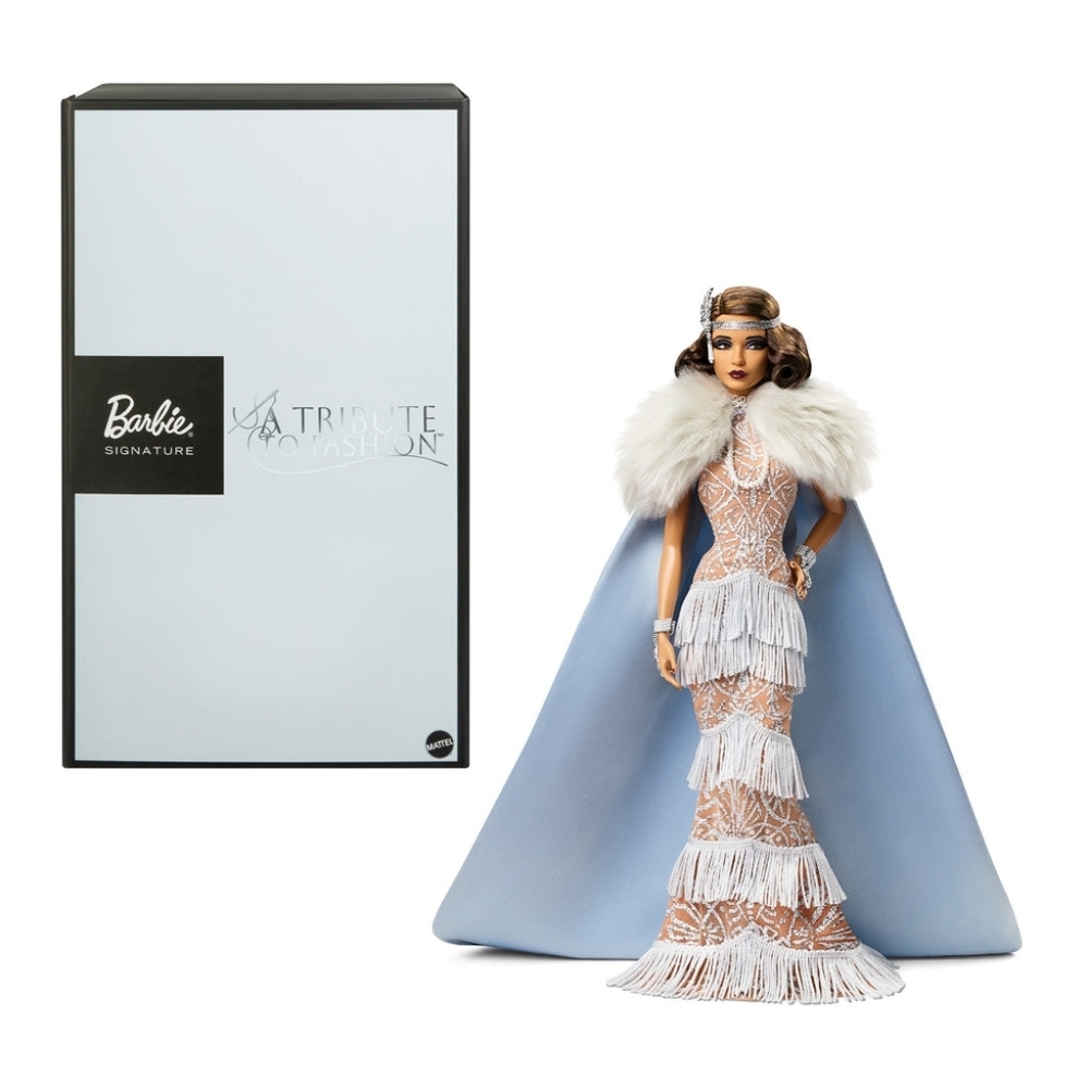 Barbie Signature A Tribute to Fashion Barbie Doll #2 In Hands Shippers Box